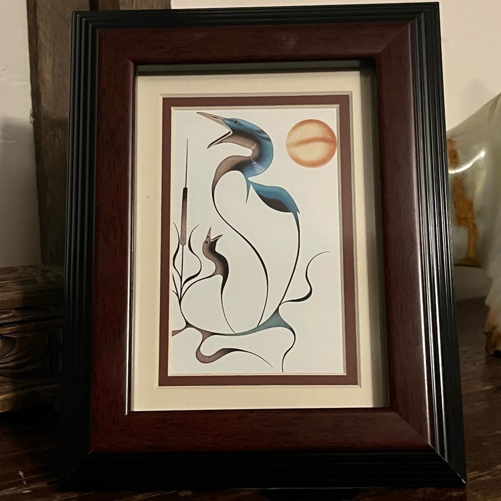 GIVER of LIFE (Mother) Native Canadian Garnet Tobacco Artwork Lithograph Print